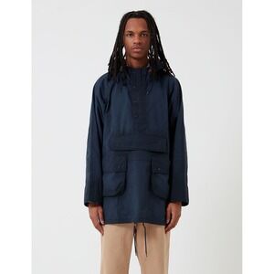 Barbour Engineered Garments Washed Warby Anorak Jacket Pullover Sz Large Black